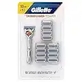 Gillette SkinGuard Power Men's Razor Handle + 13 Blade Refills