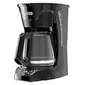 BLACK+DECKER Programmable Digital Coffeemaker,12-Cup Coffee Machine, Black