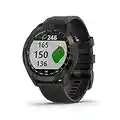 Garmin Approach S40, Stylish GPS Golf Smartwatch, Lightweight with Touchscreen Display, Black