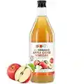 Vinaigre de Cidre de Pommes Brut avec La Mère 100% Bio OrganicPipkin – Pur, non raffiné, non filtré et non pasteurisé, 1000ml