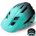 Casco da bicicletta per adulti donne uomini, casco da ciclismo MTB Mountain Bike con visiera solare per donne uomini 56-61 cm (22-24 pollici)