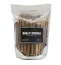 Bully Sticks for Dogs. All-Natural, Low-Odour, Beef Pizzle Chews (6 inch) (20 Pack)