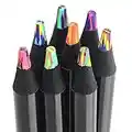 nsxsu 8 Colors Rainbow Pencils, Jumbo Colored Pencils for Adults and Kids, Multicolored Pencils for Art Drawing, Coloring, Sketching(8)