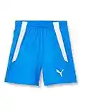 Puma teamLIGA Shorts Jr, Pantaloncini Unisex Bambini, blu (Electric Blue Lemonade/Puma White), 164