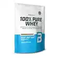 BioTechUSA 100% Pure Whey Complexe de protéines de lactosérum et de bromélaïne, avec des acides aminés, sans sucres ajoutés, sans huile de palme, 1 kg, Cookies & Cream