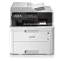 Brother MFC-L3710CW Colour Laser Printer - All-in-One, Wireless/USB 2.0, Printer/Scanner/Copier/Fax Machine, Compact, A4 Printer, Small Office/Home Office Printer