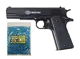 COLT® Lote/Pack NFL Airsoft Pistola 1911 a1 h.p.a. (Joule 0,5) con un tobogán de Metal MAS 1000 Bolas 0.12GR PVC 6mm Valhalla