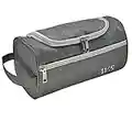 Trousses de Toilette Sac Voyage Lavage Suspendus Crochet Dopp Kit santé Sac Organisateur Voyage pour Salle de Bain Douche Toilette Unisexe Accessoire de Rasage (Gris)