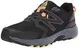 New Balance Men's 452 V7 Trail Running Shoe, Black/Grey/Orange, 14 M