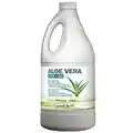 Pure Aloe Vera Juice Unflavoured 1.5L - Cold-Processed – from Organic Fresh Leaves – for Intestinal Issues – Made In Canada