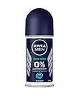 Nivea Men Roll On Alu Free Ocean 0% Desodorante sin Aluminio, 50 ml, Pack de 1