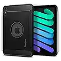 Spigen Rugged Armor Designed for iPad Mini 6 Case/iPad Mini 6th Generation Case 8.3-Inch (2021) - Matte Black