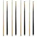 HMQQ Pool cue/Billiards Cue Stick（58" 2-Pieces Pool Stick Wth 13MM Fiber Leather tip,Set of 2 ）