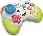 Fisher-Price Laugh & Learn Baby & Toddler Toy Game & Learn Controller Pretend Video Game with Music Lights and Activities