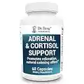 Dr. Berg Adrenal & Cortisol Capsules - Adrenal Supplement & Cortisol Manager - Mood, Focus, Relaxation and Stress Support - Adrenal Fatigue Supplements w/Ashwagandha Extracts - 60 Capsules Solo