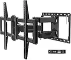 Mounting Dream UL listed TV Wall Mount for Most 42-82" Flat Screen TVs, Full Motion Wall Mount for TV with Dual Swivel Articulating Arms, Perfect Center Design TV Mount Wall, up to VESA 600x400mm and 100 lbs