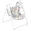 Graco 1H95PTWEU Baby Delight Swing Chaise à Batterie Portable à 2 Vitesses avec Pliage Compact, Patchwork, Blanc/Gris Patchwork Multicolore