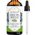 ACEITE ORGÁNICO DE NIGELLA, 100% Puro y Natural, Prensado en Frío, Extra Virgen - Cuidado Nutritivo para la Piel, la Cara, el Cabello. Vegan 100ml