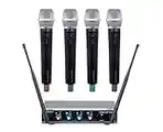 VocoPro 4 Channel, UHF/DSP Hybrid, W/HH Mic System - HYBRIDQUADH1