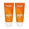 Carpe No-Sweat Breast (Pack of 2) - Helps Keep Your Breasts and Skin Folds Dry - Sweat Absorbing Lotion - Helps Control Under Breast Sweat - Great For Chafing and Stain Prevention