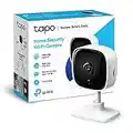 TP-Link TAPO - 1080P Cámara Vigilancia WiFi Interior,para Vigilar Bebés y Mascotas, Visión Nocturna, Detección de Movimiento, Audio Bidireccional, Almacenamiento SD, Compatible con Alexa, Color Blanco