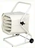 Dr. Heater Dr. Infrared DR-910M 10000-Watt 240-Volt Heavy-Duty Hardwired Shop Garage Heater with Cart and Adjustable Thermostat