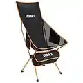 URPRO Upgraded Outdoor Camping Chair Portable Lightweight Folding Camp Chair Headrest & Pocket High Back for Outdoor Backpacking Hiking Travel Picnic Fishing Hiking Beach