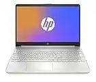 HP Laptop 15,6 Zoll FHD Display, Intel Pentium Gold 6405U, 8GB DDR4 RAM, 256GB SSD, Intel UHD Grafik, Windows 11, QWERTZ Tastatur, Silber