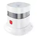 HEIMAN Sensore Fumo Mini Rilevatore di Fumo da 10 Anni Allarme Fumo con Sensore Fotoelettrico Indipendente EN14604 con certificazione CE (1 pezzi)