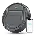 Lefant M210P Grey Robot Vacuum Cleaner, Small Robot Robotic Vacuum 7.8cm Thin 28cm DIA, 2200 Pa Suction, Alexa Voice Control Self-Charging Robotic Vacuum Ideal for Pet Hair Hard Floor and Carpet