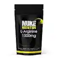 Nuke Nutrition L Arginine Capsules 1500mg - 60 Capsules - Nitric Oxide Supplement for Men & Women to Improve Muscle Strength, Endurance & Mass - Nutritional Pre Workout - Nitric Acid Pills for Energy