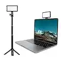 Lume Cube Broadcast Lighting Kit | Live Streaming, Video Conferencing, Remote Working | Lighting Accessory for Laptop, Adjustable Brightness and Color Temperature, Computer Mount Included