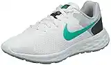 NIKE Revolution 6 Next Nature, Zapatillas de Deporte Mujer, Phantom Neptune Green Lt Iron Ore, 39 EU