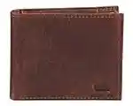 Levi's Men's RFID Blocking Passcase Wallet, Jenner Brown, One Size