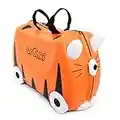 Trunki Valise à Roulettes pour Enfants et Bagages à Main pour Enfants : Valise à Roulettes Tipu Tigre (Orange)