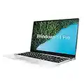 KUU XBOOK-2 Notebook, 8GB LPDDR4 256GB SSD ROM Window 11 Pro 14.1 Pollici PC Portatile, Processore Celeron J4105 HDMI USB 3.0 2.0 WiFi Bluetooth 4.2 Laptop Argento sottile e leggero Laptop