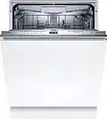 Bosch Hausgeräte SMD6ECX57E Serie 6 Smarter Geschirrspüler vollintegriert,60 cm breit,Besteckschublade,Rackmatic höhenverstellbarer Oberkorb,Weiß,H x B x T (cm): 81,5 x 59,8 x 55