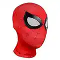 Takmor Máscara superhéroe, máscara super Héroe para niños, adultos, Halloween, máscara Deadpool para Halloween Navidad Carnaval Cosplay Papel de Fiesta Accesorios (L, Rojo)