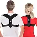 Schiara Posture Corrector for Men and Women, Comfortable Upper and Back Brace, Adjustable Back Straightener Support for Back, Shoulder & Neck