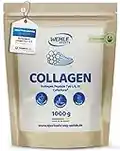 Collagen Pulver 1 KG - Bioaktives Kollagen Hydrolysat Peptide, Eiweiß-Pulver Geschmacksneutral, Wehle Sports Made in Germany Kollagen Typ 1, 2 & 3 Lift Drink 1000g