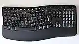 Microsoft – Wireless Comfort Desktop 5050 – Ensemble clavier et souris sans fil avec récepteur USB, confortable, ergonomique – Clavier AZERTY français – Noir (PP4-00007)