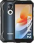 DOOGEE S61 Telephone Portable Incassable 4G, 64GB ROM+6GB RAM, 20MP Caméra, 6.0" HD+, 5180mAh/10W, Android 12 Octa Core Smartphone Incassable, Dual SIM/Face ID/NFC/GPS/IP68-AG Frost