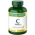 Nature's Bounty Vitamin C Caplets, 1000 mg Supplement, 300 Count