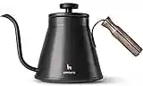 Pour Over Kettle - AMPATO Gooseneck Kettle with Thermometer - Barista Quality - Triple Layered Stainless Steel Bottom for Drip Coffee and Tea Brewing on all Stovetops - 36 floz