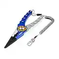 Booms Fishing X1 Aluminum Fishing Pliers Hook Remover Braid Line Cutting and Split Ring with Coiled Lanyard and Sheath