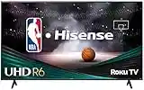 Hisense 65-Inch Class R6 Series 4K UHD Smart Roku TV with Alexa Compatibility, Dolby Vision HDR, DTS Studio Sound, Game Mode (65R6G)