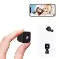 Mini Spy Hidden Cameras For Home Security 4K HD Wide Angle Wireless WiFi Small Nanny Cam Indoor Surveillance Cameras With APP/Motion Detection/Night Vision