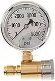 NorthStar Pressure Washer Pressure Gauge - 5000 PSI, 3/8in. Fitting