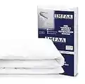 IMFAA 100% Waterproof Mattress Protector - Extra Deep 40 Cm Stretch Skirt – Double(137x190) Cm Terry Towel Mattress Topper – Anti Allergy and Breathable Fitted Mattress Cover. (Double(137x190+40) Cm)