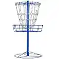 Yaheetech Portable Disc Golf Basket Target Disc Sports 12-Chain Practice Disc Golf Target Steel Hole Disc Golf Goals Catcher Indoor & Outdoor, Blue